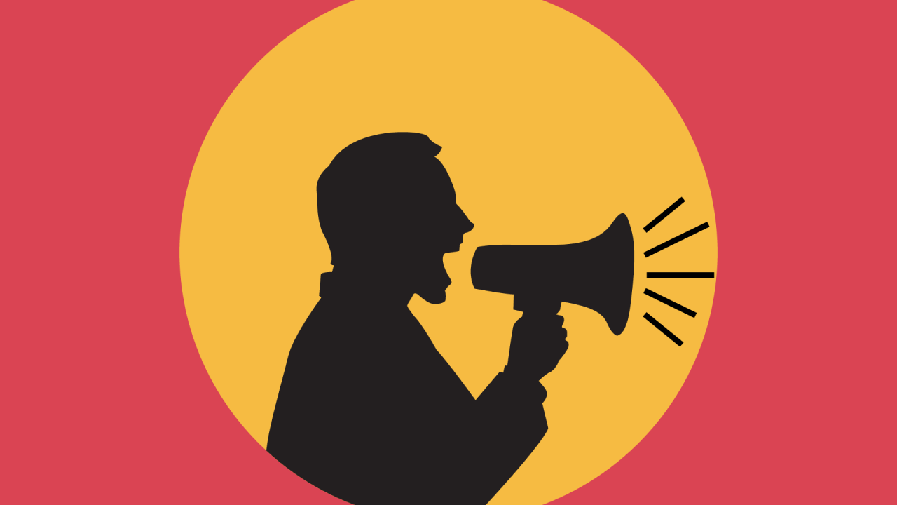 Speak, speak, speak! Speak, speak, speak!