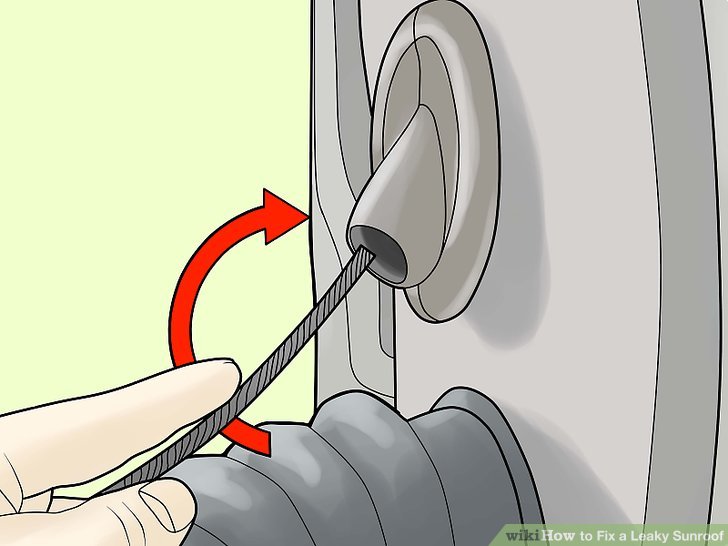 3 Ways to Fix a Leaky Sunroof - wikiHow