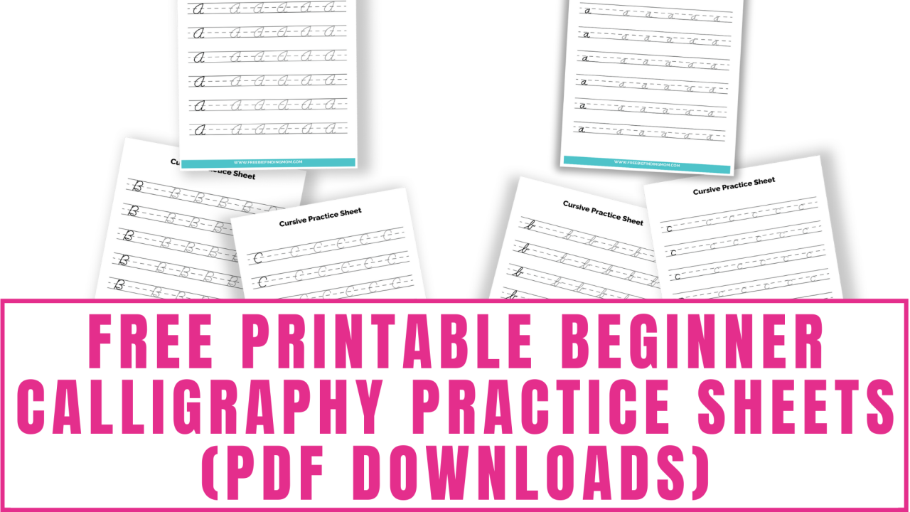 Beginner Printable Calligraphy Practice Sheets Beginner Printable Calligraphy Practice Sheets
